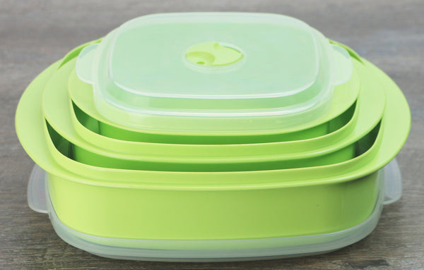 Reston Lloyd 6pc Microwave Cookware & Storage Set Lime
