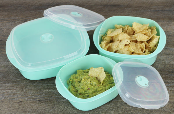 Reston Lloyd 6pc Microwave Cookware & Storage Set Seafoam