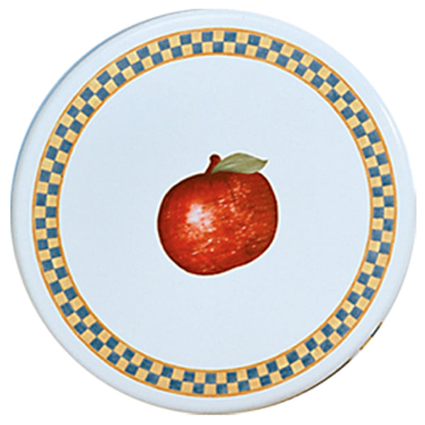 reston lloyd 8" Enamel on Steel Burner Cover Gear Apple
