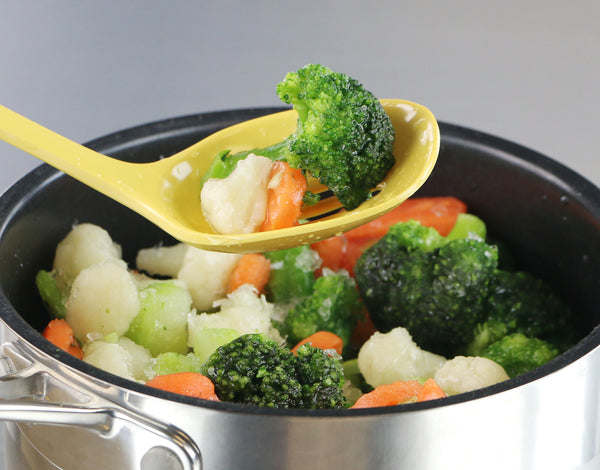 Reston Lloyd Calypso Basics BPA-Free Melamine Kitchen 4-Piece Food Grade Plastic Utensil Set With Spoon Spatula Ladle Slotted Spoon By Reston Lloyd Lemon