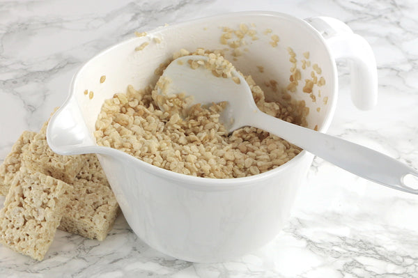 Reston Lloyd Calypso Basics BPA-Free Melamine Kitchen 4-Piece Food Grade Plastic Utensil Set With Spoon Spatula Ladle Slotted Spoon By Reston Lloyd White