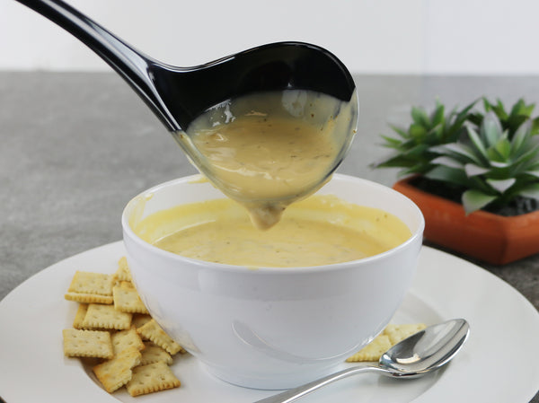 Reston Lloyd Calypso Basics BPA-Free Melamine Kitchen 4-Piece Food Grade Plastic Utensil Set With Spoon Spatula Ladle Slotted Spoon By Reston Lloyd Black