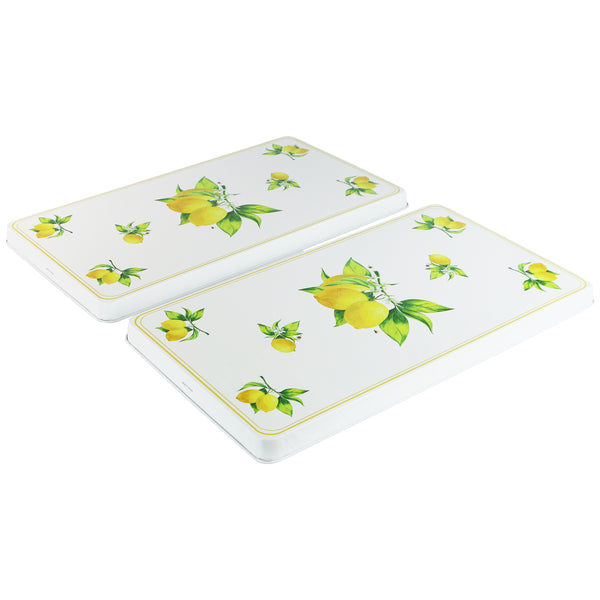 Reston Lloyd Calypso Basics By Reston Lloyd Rectangular Tin Burner Cover Fresh Lemons