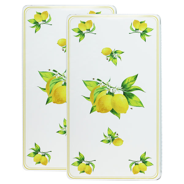 reston lloyd Calypso Basics by Reston Lloyd Rectangular Tin Burner Cover Fresh Lemons