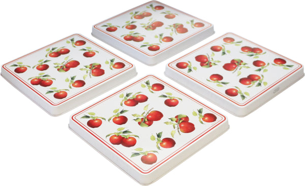 reston lloyd Calypso Basics by Reston Lloyd Square Tin Burner Cover Heirloom Apple