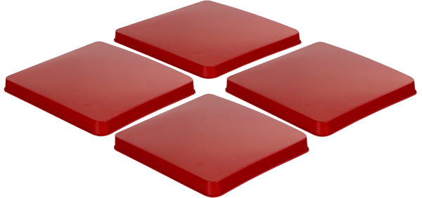 reston lloyd Calypso Basics by Reston Lloyd Square Tin Burner Cover Red