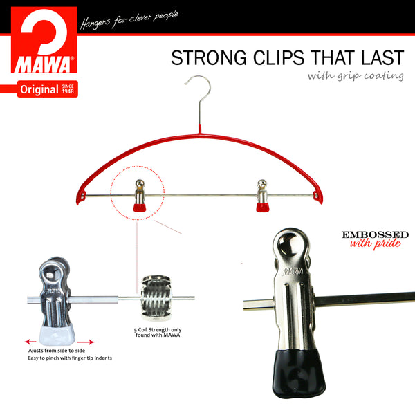 Reston Lloyd Euro 40-PK Pant Bar With Two Clips Red