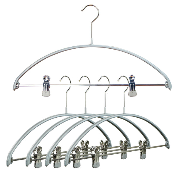reston lloyd Euro 40-PK Pant Bar with Two Clips Silver