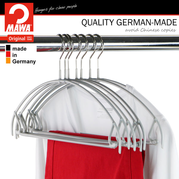 Reston Lloyd Euro Ultra Thin 42-PTU Pant Bar/Skirt Hook Hanger Silver