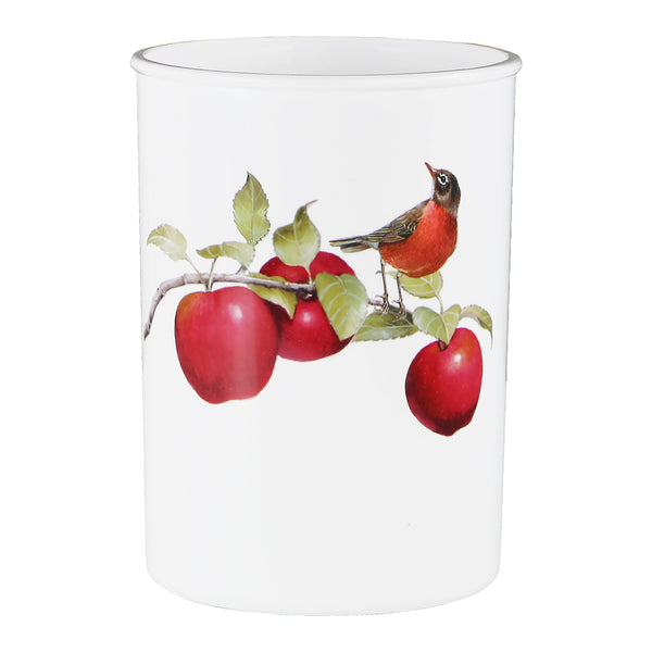 reston lloyd Large Plastic Utensil Holder Harvest Apples