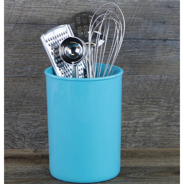 Reston Lloyd Large Plastic Utensil Holder Turquoise