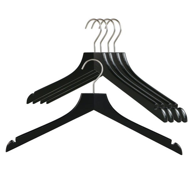 reston lloyd Metropolis Series Bodyform Shirt with Shoulder Notches Hanger Profi 45/RE Black Silver Hook