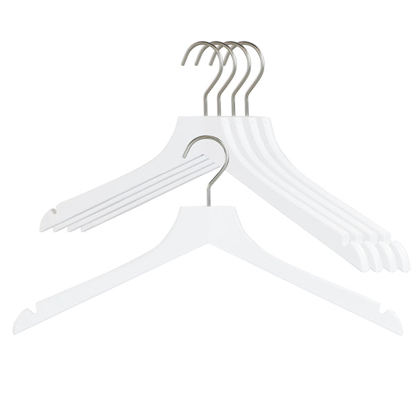 reston lloyd Metropolis Series Bodyform Shirt with Shoulder Notches Hanger Profi 45/RE White Silver Hook