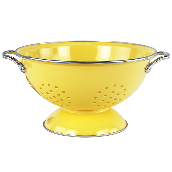 Reston Lloyd Powder Coated Colanders Various Sizes Lemon