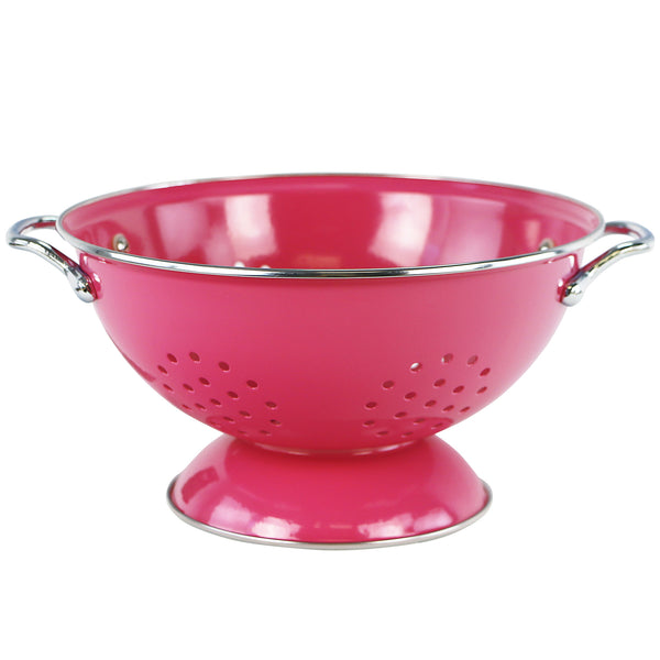Reston Lloyd Powder Coated Colanders Various Sizes Magenta