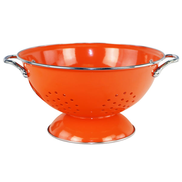 Reston Lloyd Powder Coated Colanders Various Sizes Orange
