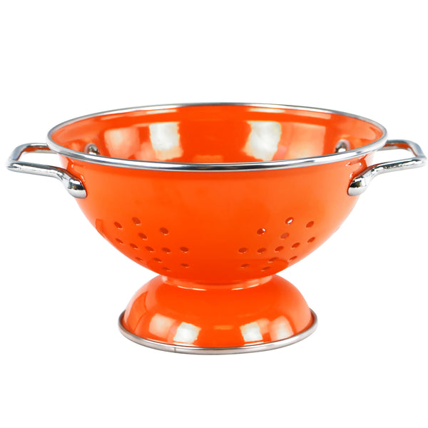 Reston Lloyd Powder Coated Colanders Various Sizes Orange