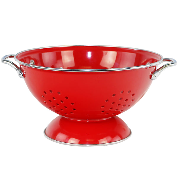 Reston Lloyd Powder Coated Colanders Various Sizes Red