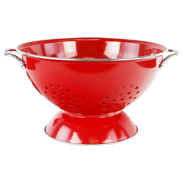 Reston Lloyd Powder Coated Colanders Various Sizes Red