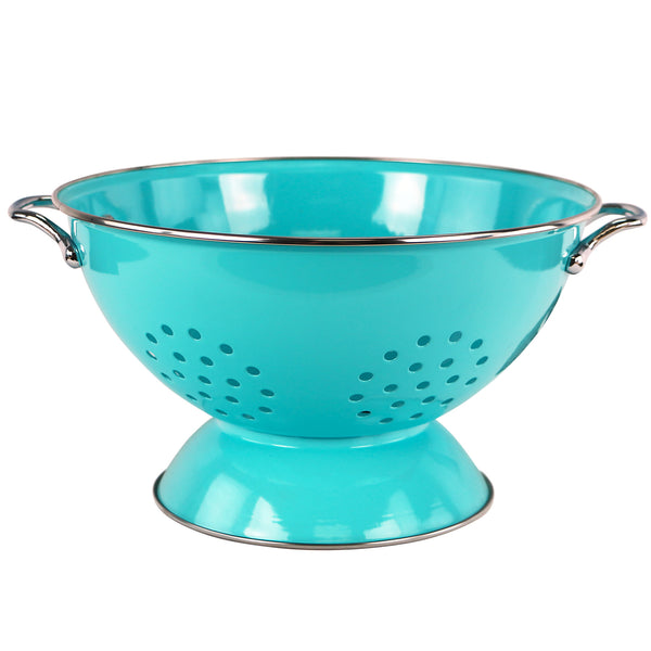 Reston Lloyd Powder Coated Colanders Various Sizes Turquoise