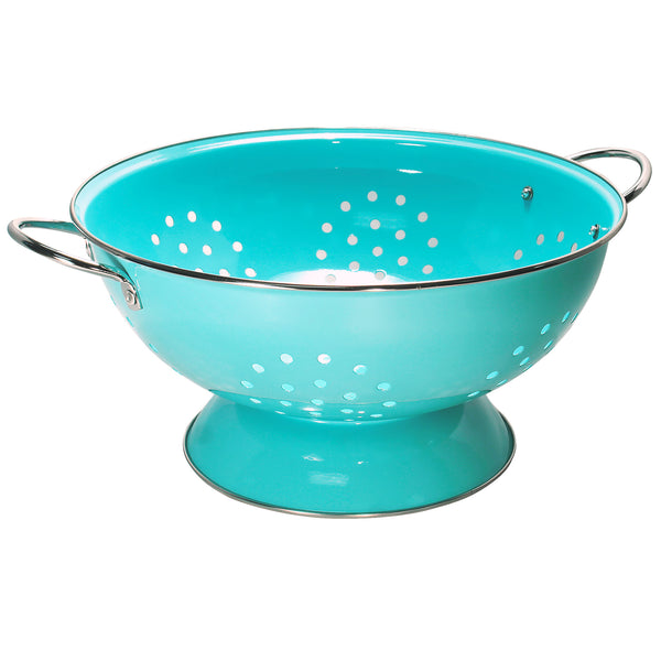 Reston Lloyd Powder Coated Colanders Various Sizes Turquoise