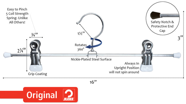 Reston Lloyd 16" Pant Hanger K-40D New Red