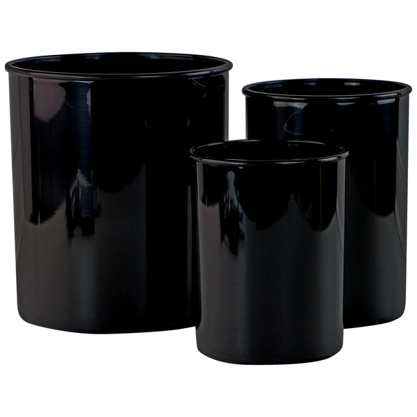 reston lloyd 3pc Plastic Utensil Holders Black