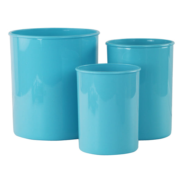 reston lloyd 3pc Plastic Utensil Holders Turquoise