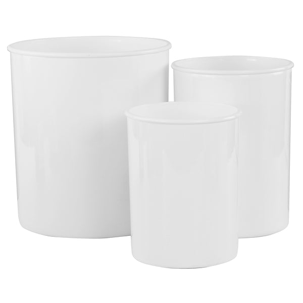 reston lloyd 3pc Plastic Utensil Holders White