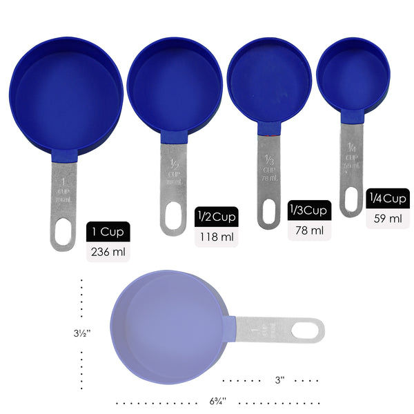 Reston Lloyd 4pc Measuring Cup Set Indigo