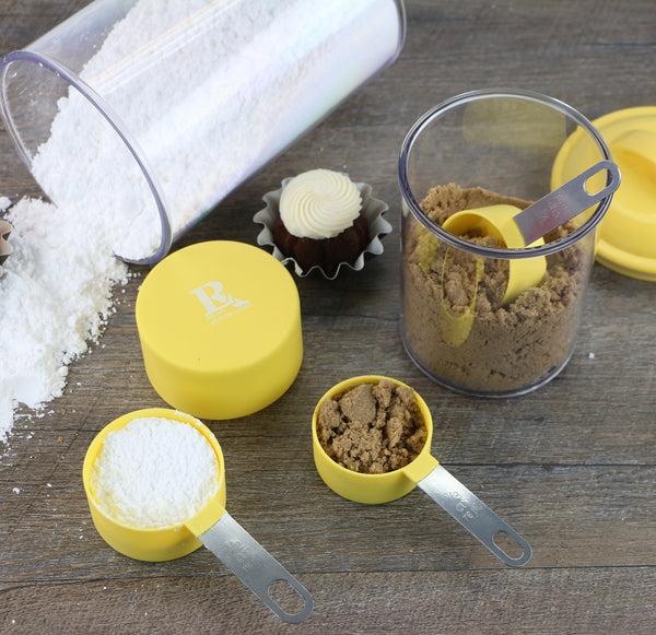 Reston Lloyd 4pc Measuring Cup Set Lemon