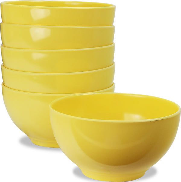 reston lloyd 6pc Melamine Bowl Set Lemon