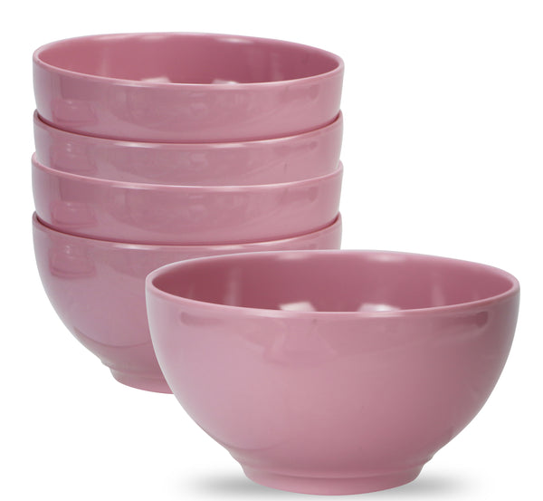 reston lloyd 6pc Melamine Bowl Set Pink