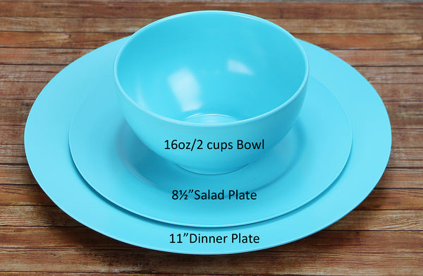 Reston Lloyd 6pc Melamine Bowl Set Turquoise