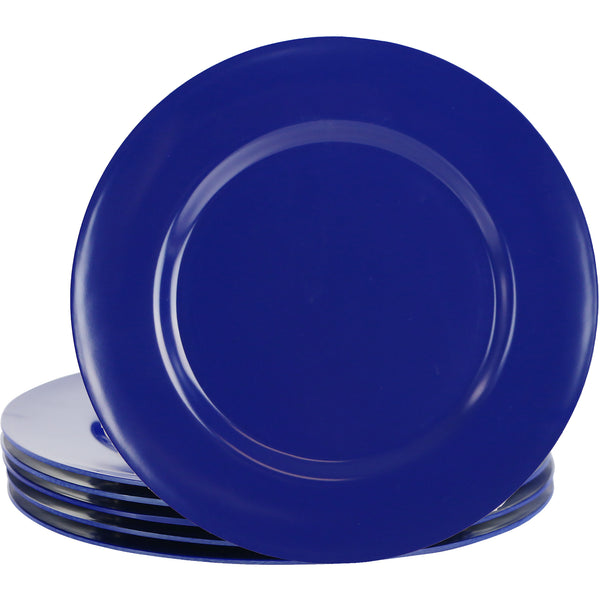 reston lloyd 6pc Melamine Salad Plate Set Indigo