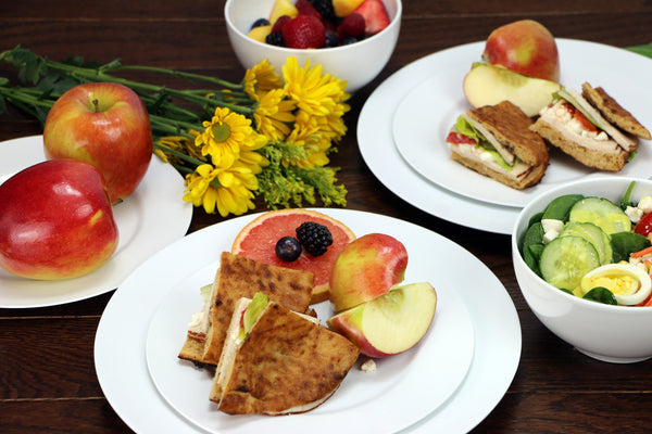 Reston Lloyd 6pc Melamine Salad Plate Set White