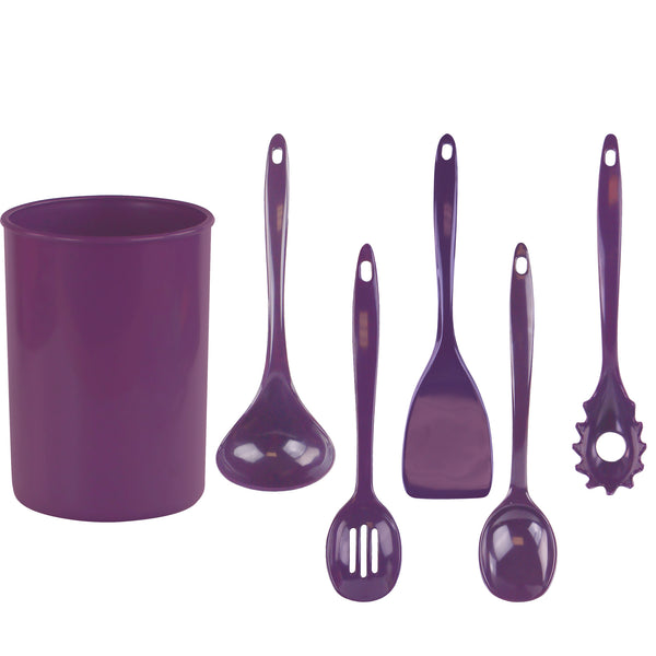 Reston Lloyd 6pc Utensil Set Plum