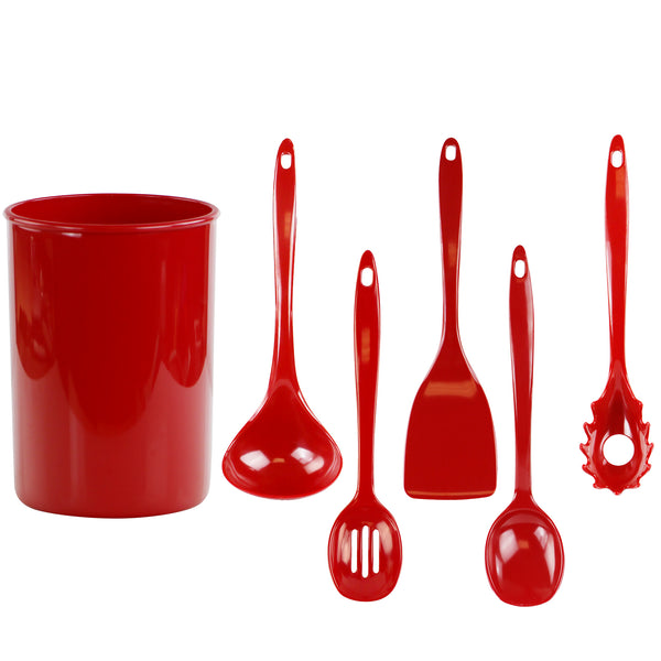 Reston Lloyd 6pc Utensil Set Red