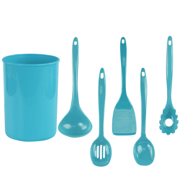 Reston Lloyd 6pc Utensil Set Turquoise