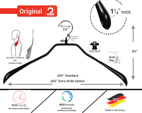 Reston Lloyd BodyForm 42-L Hanger Black