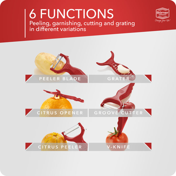 Reston Lloyd Börner 6 In 1 Peeler