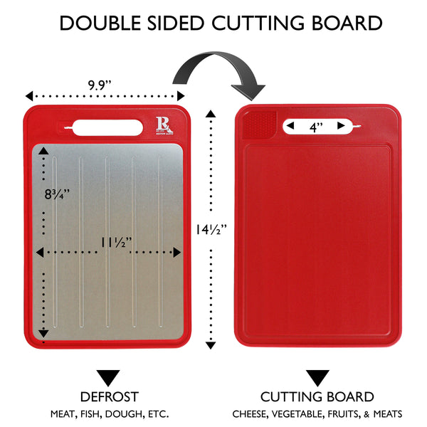 Reston Lloyd Cutting Board/Defroster & More Red