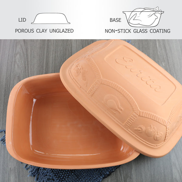 Reston Lloyd Eurita Clay Roaster 6.25 Quarts