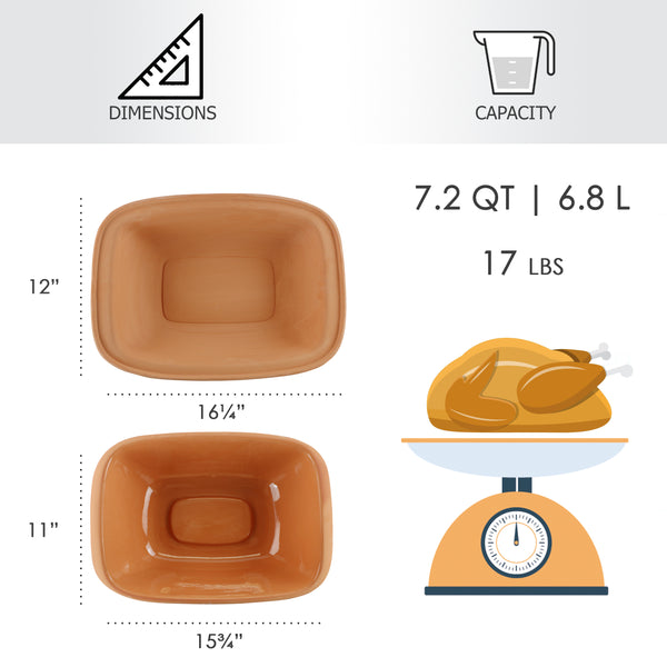 Reston Lloyd Eurita Clay Roaster 7.2 Quarts