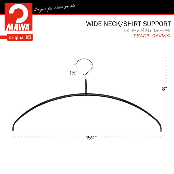 Reston Lloyd Euro Ultra Thin 40-PT Hanger Black