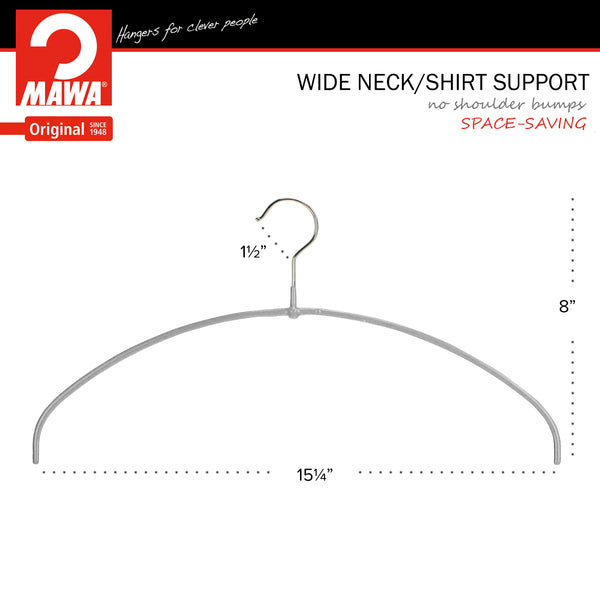 Reston Lloyd Euro Ultra Thin 40-PT Hanger Silver