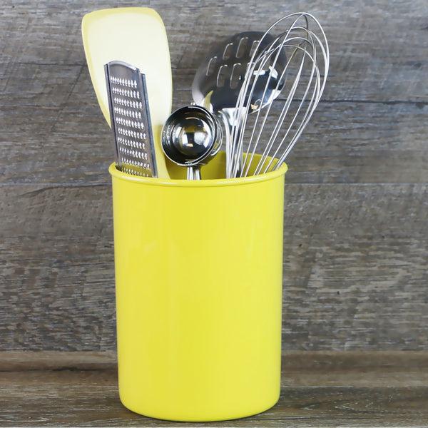Reston Lloyd Large Plastic Utensil Holder Lemon