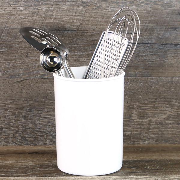 Reston Lloyd Large Plastic Utensil Holder White