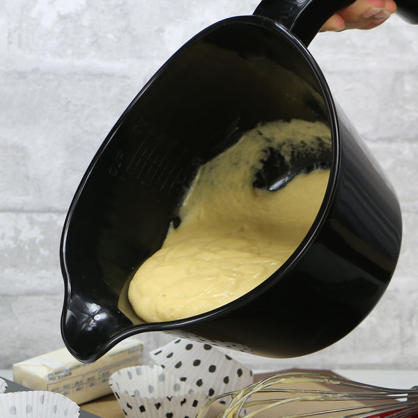 Reston Lloyd Reston Lloyd Melamine Batter Bowl With Pour Spout And Detachable Handle Black