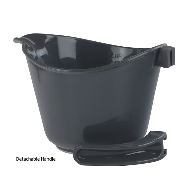 Reston Lloyd Reston Lloyd Melamine Batter Bowl With Pour Spout And Detachable Handle Charcoal